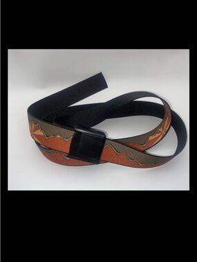 Mens Thomas Bates Southwestern Sunrise Web Hiker Belt-47" Max Adjustable Length